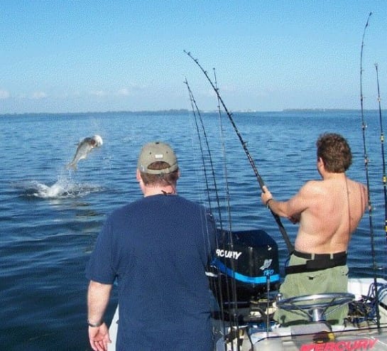 Tarpon Jumping, May 18, Fort Myers Fishing Charters & Fort Myers ...